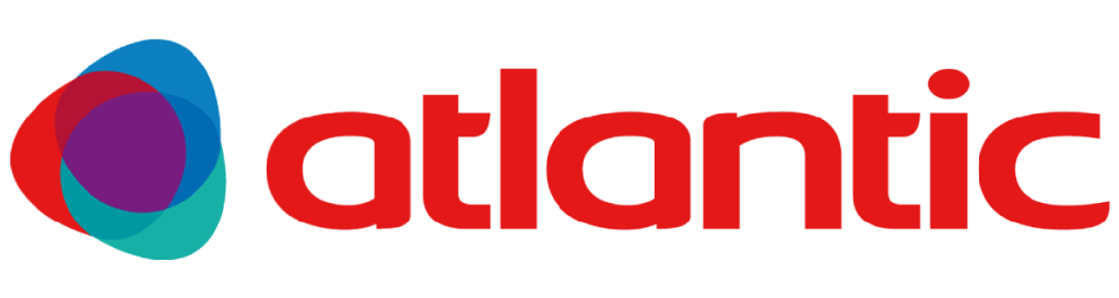Logo d'Atlantic, entreprise partenaire d'AMX Plomberie, plombier à Domagné